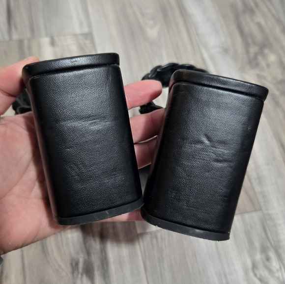 Worthington Womens Lenning Heeled Sandals Sz 9.5 Black - Picture 7 of 11